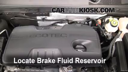 2011 Buick Regal CXL 2.4L 4 Cyl. Brake Fluid Add Fluid